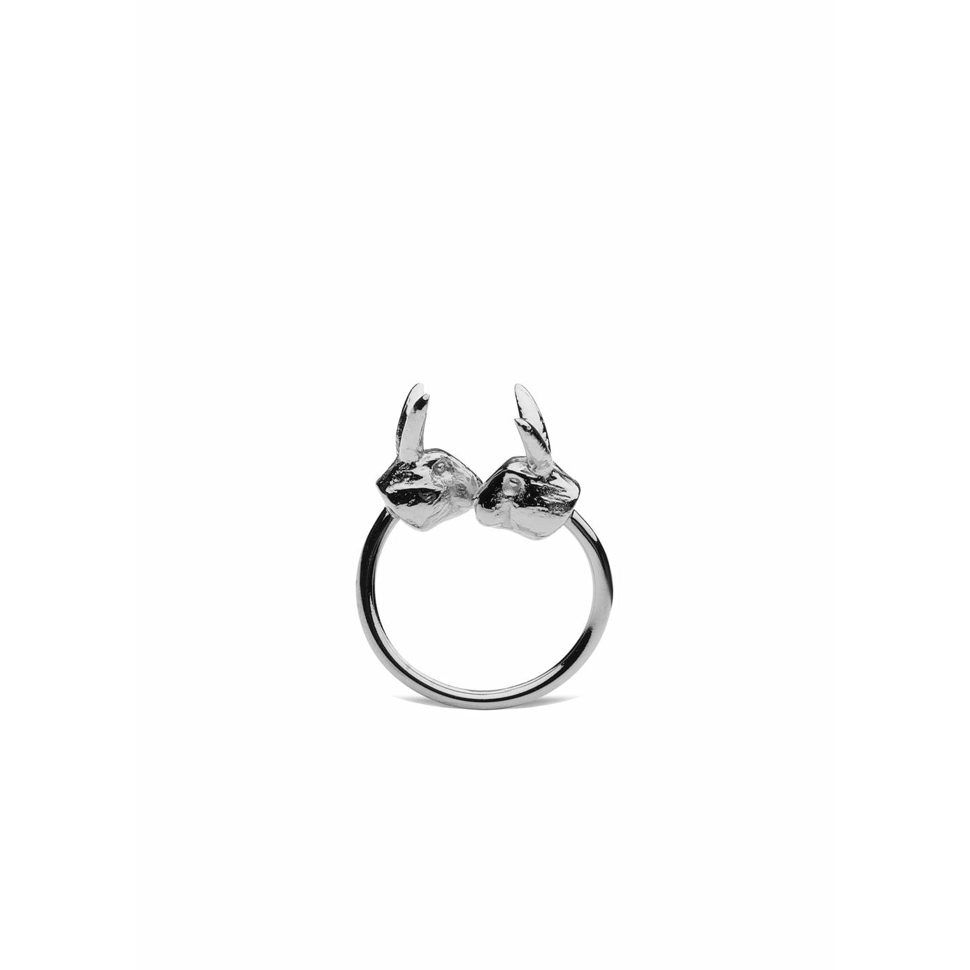 Skultuna Nordic Wildlife Rabbit Ring Medium Ø1,7 cm, sølv