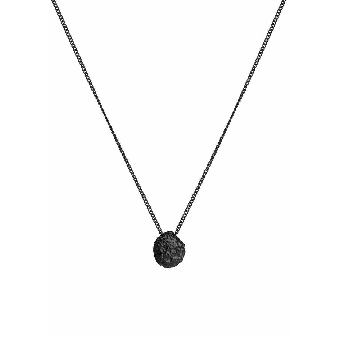 Skultuna Ogenomskinliga föremål halsband 316 L stål Ø60 75 cm, titan svart