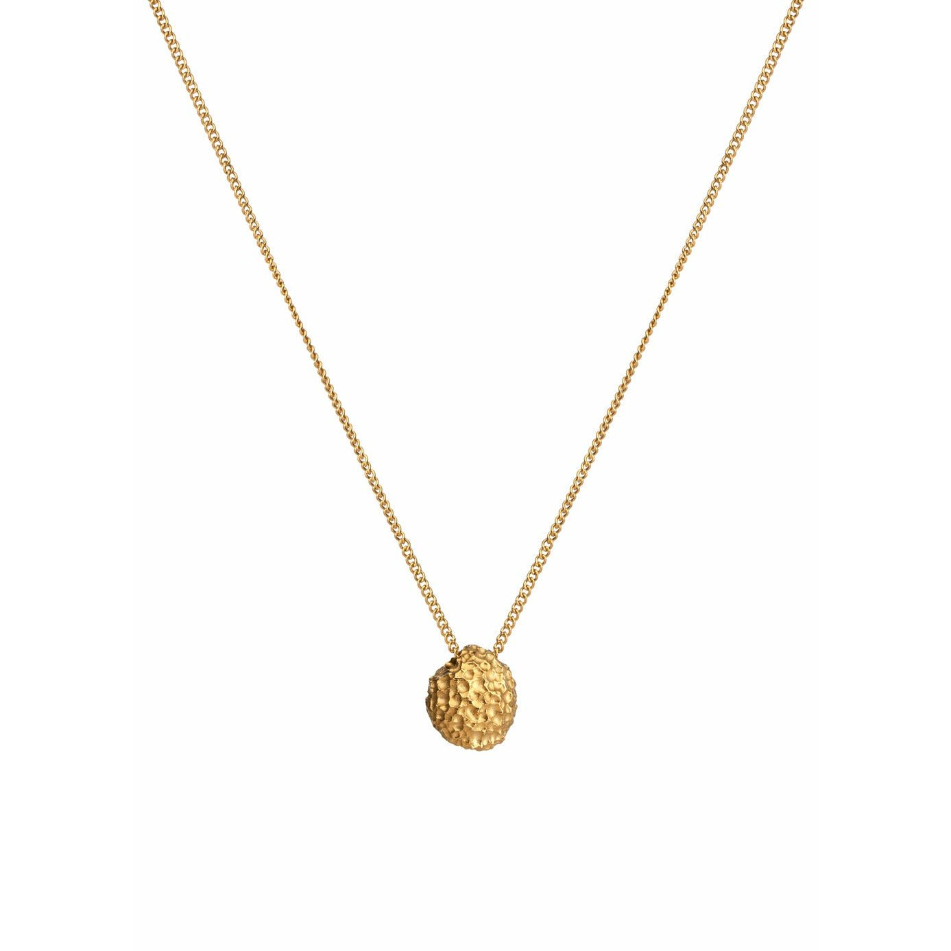 Skultuna Ogenomskinliga föremål halsband 316 L stålguldpläterad Ø60 75 cm, matt guld