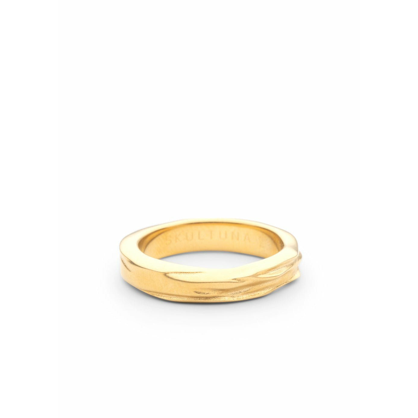 Skultuna不透明的物体戒指大哑光金，Ø1,97厘米