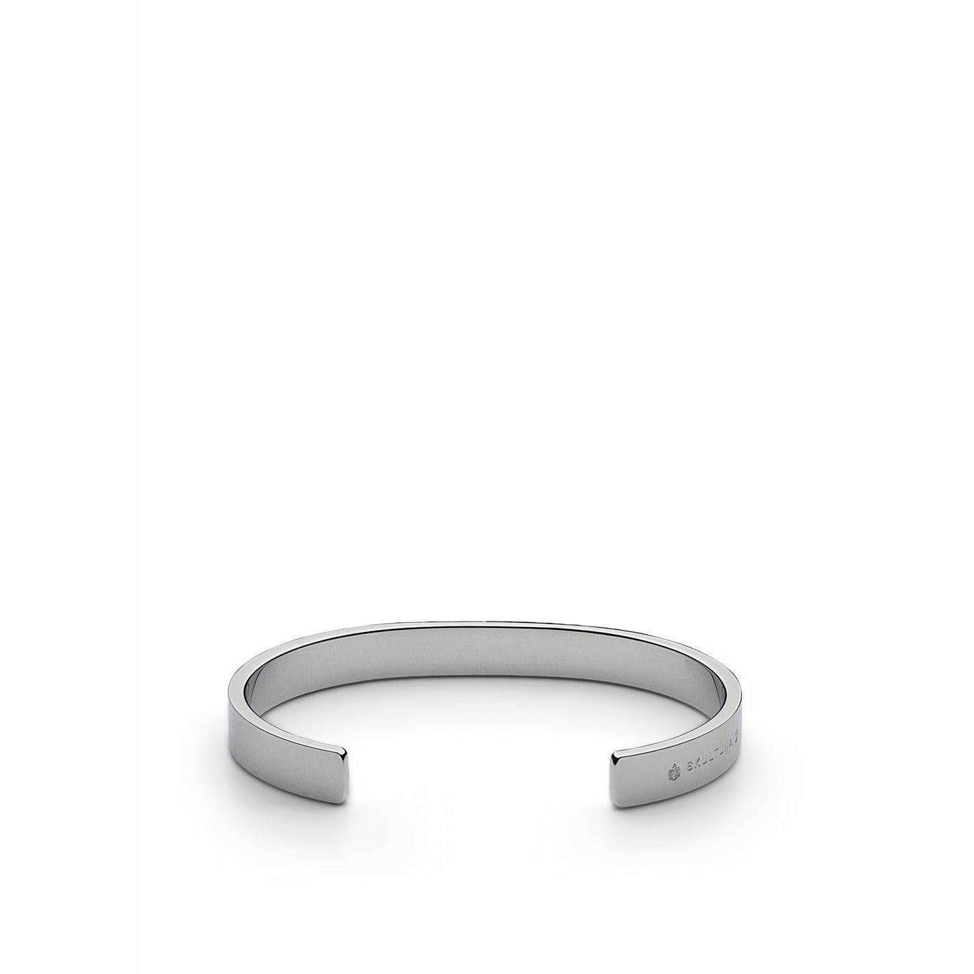 Skultuna SB -armband klein gepolijst staal, Ø14,5 cm