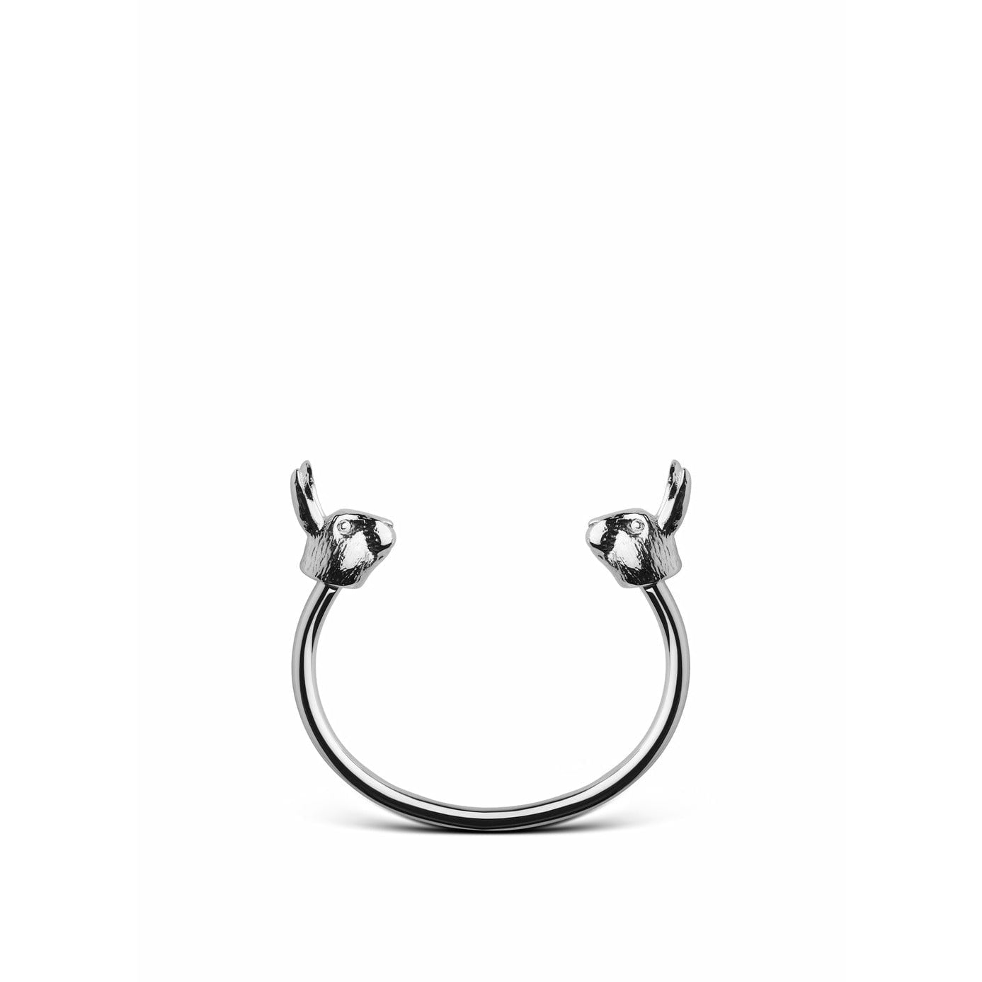 Skultuna Le bracelet de lapin de la faune nordique grand acier poli, Ø18,5 cm