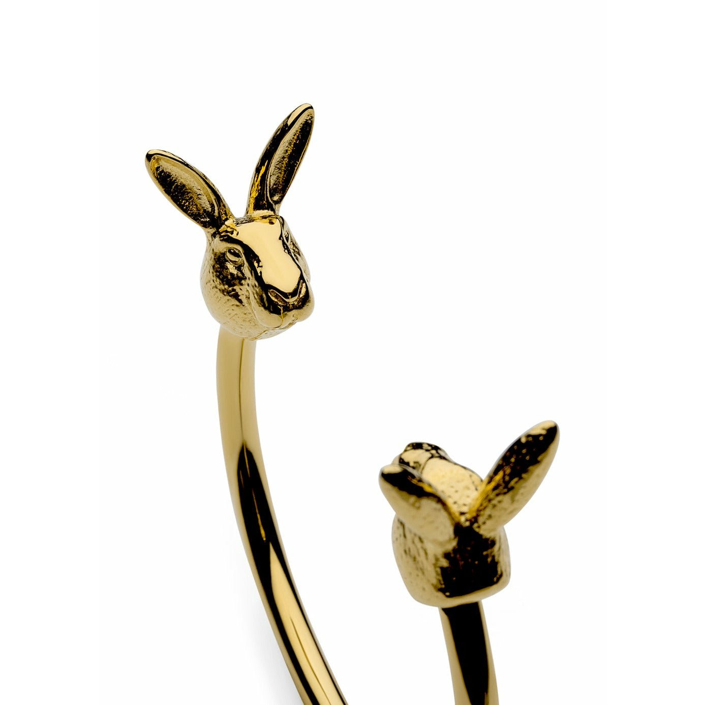 Skultuna Il braccialetto di coniglio della fauna selvatica Nordica grande oro placcata, Ø18,5 cm
