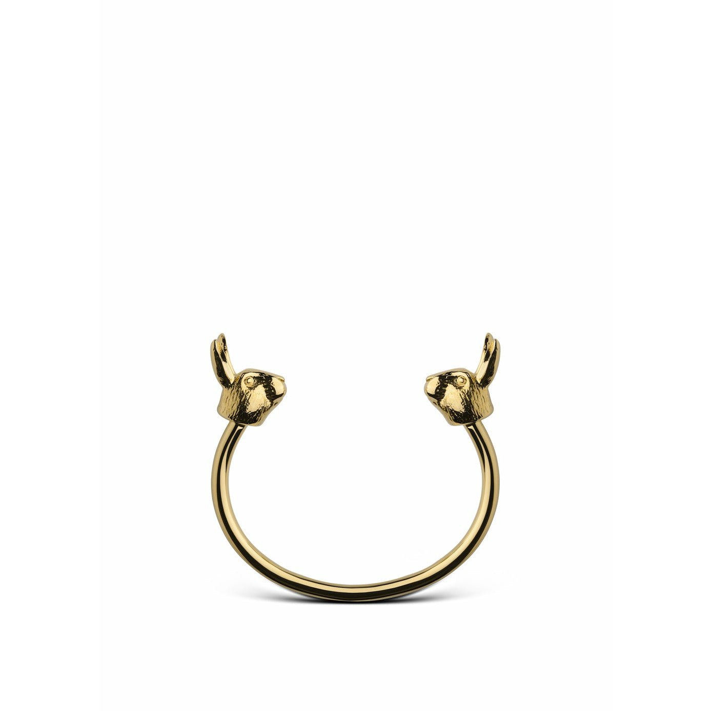 Skultuna Det nordiske dyrelivets armbånd stort gullbelagt, ø18,5 cm