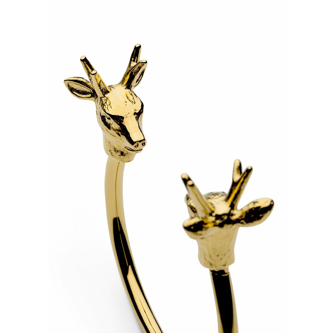 Skultuna The Nordic Wildlife Deer Bracelet Large Gold Plated, ø18,5 Cm