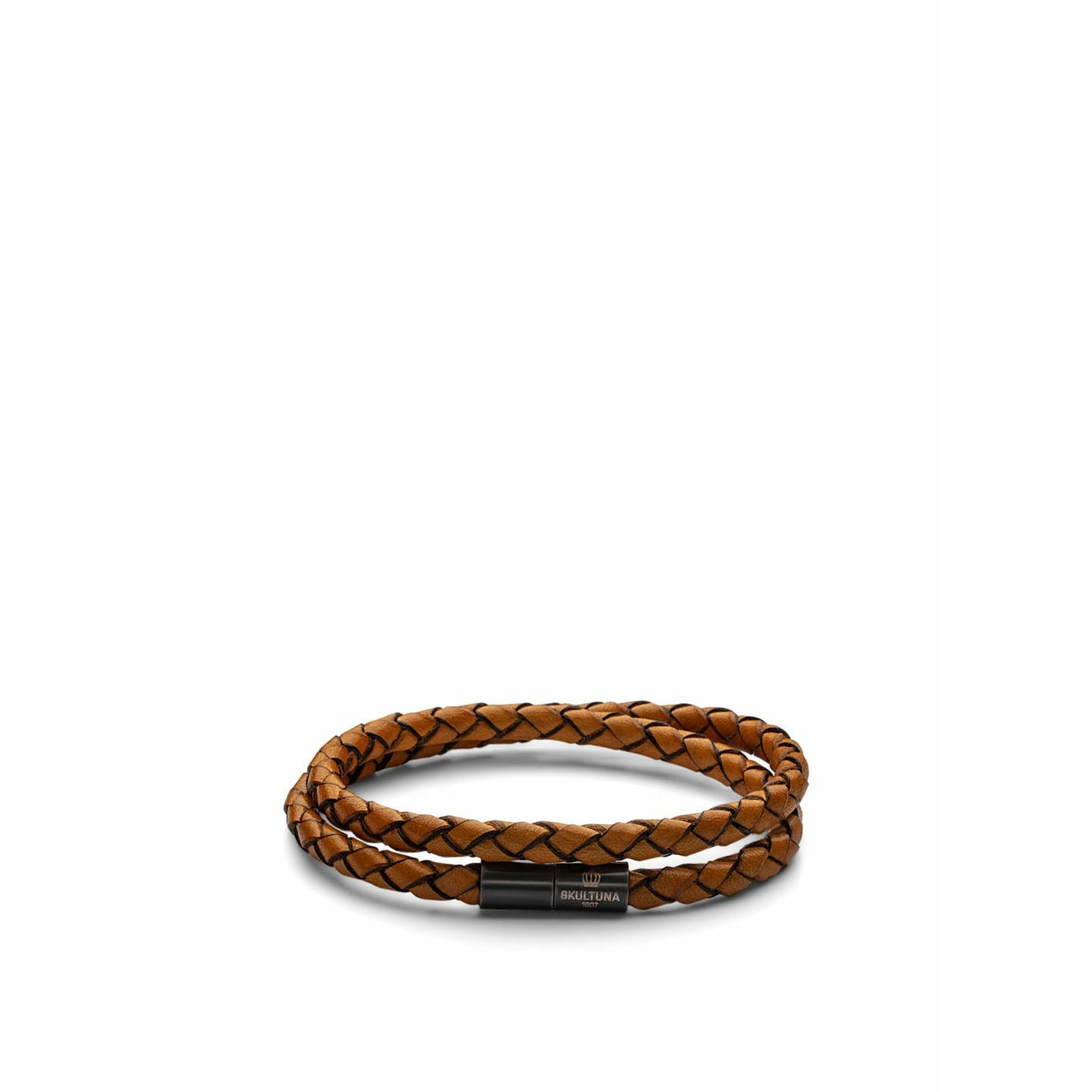 Skultuna Stealth -armbandet stort Ø18,5 cm, brunt