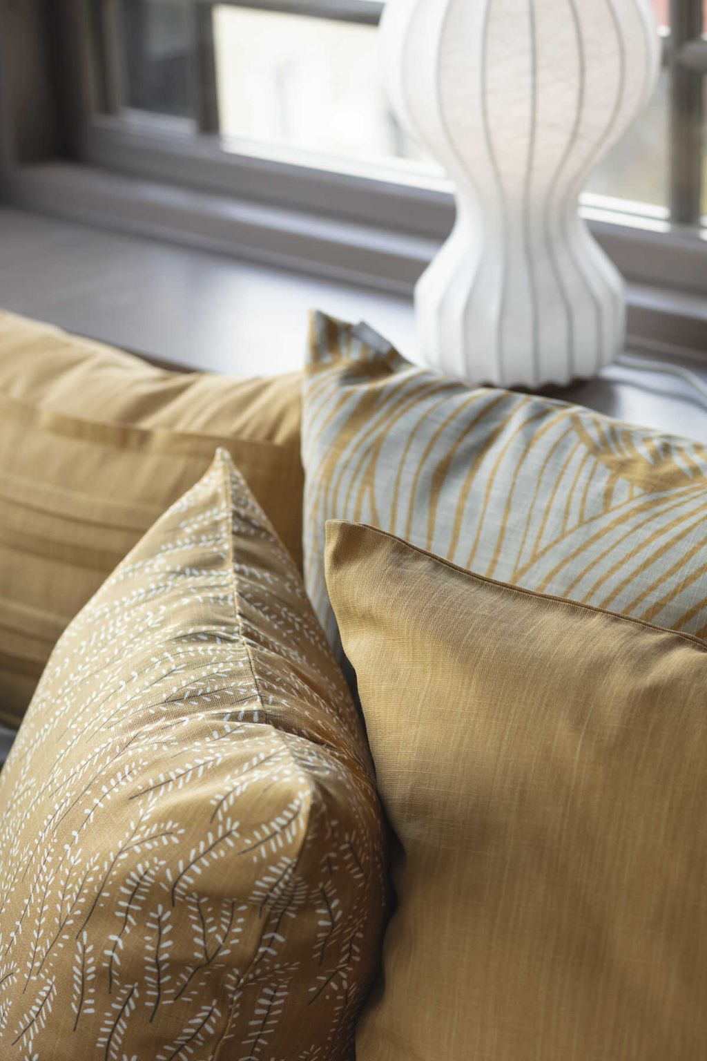 Spira Kvist Cushion Cover, Ochre