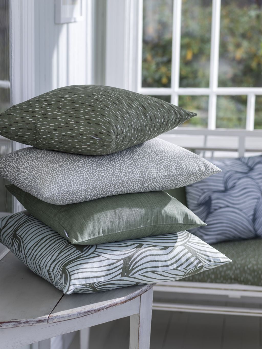 Spira wave 50 couvercle de coussin, vert