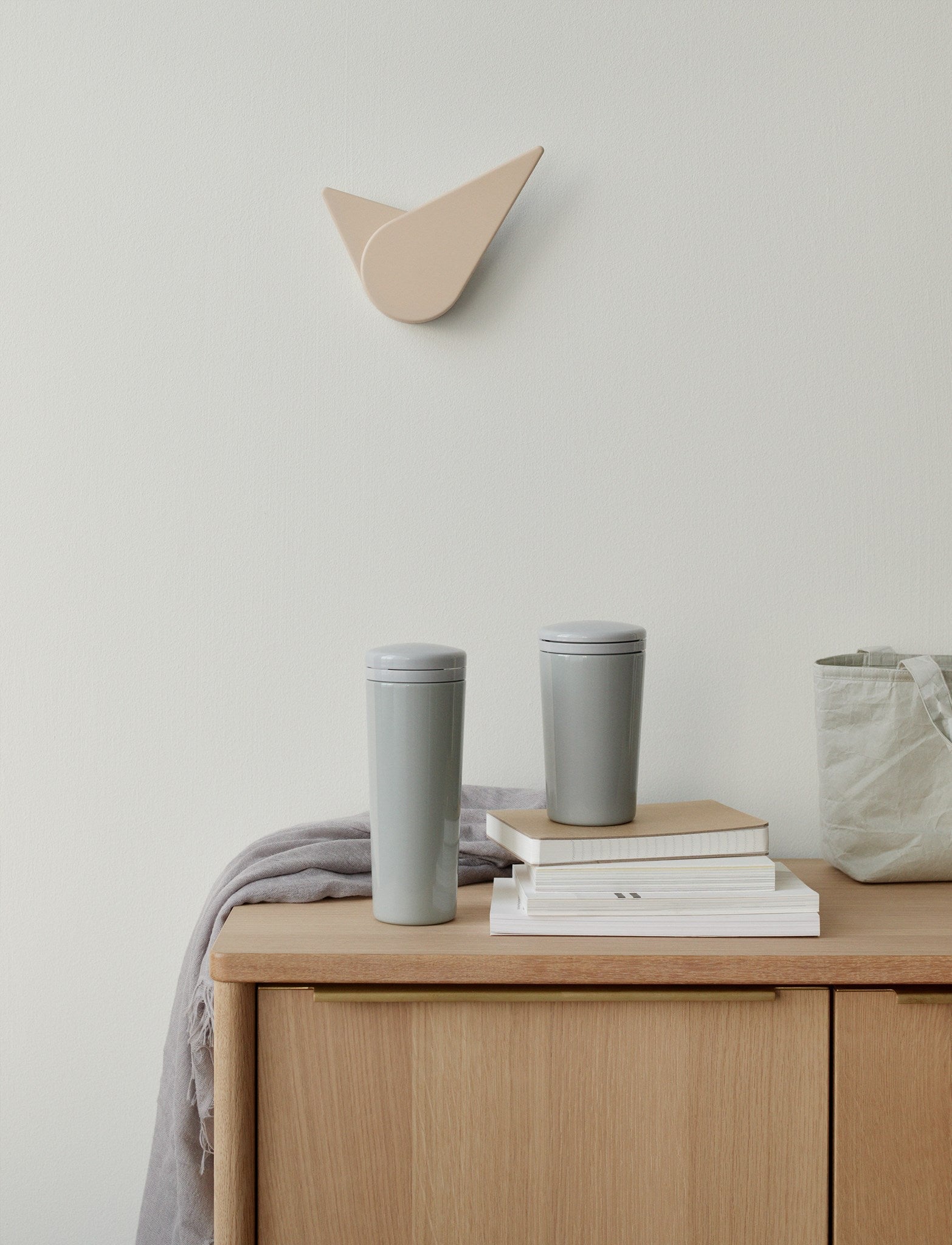Stelton Carrie Thermo krus 0,4 L, lysegrå