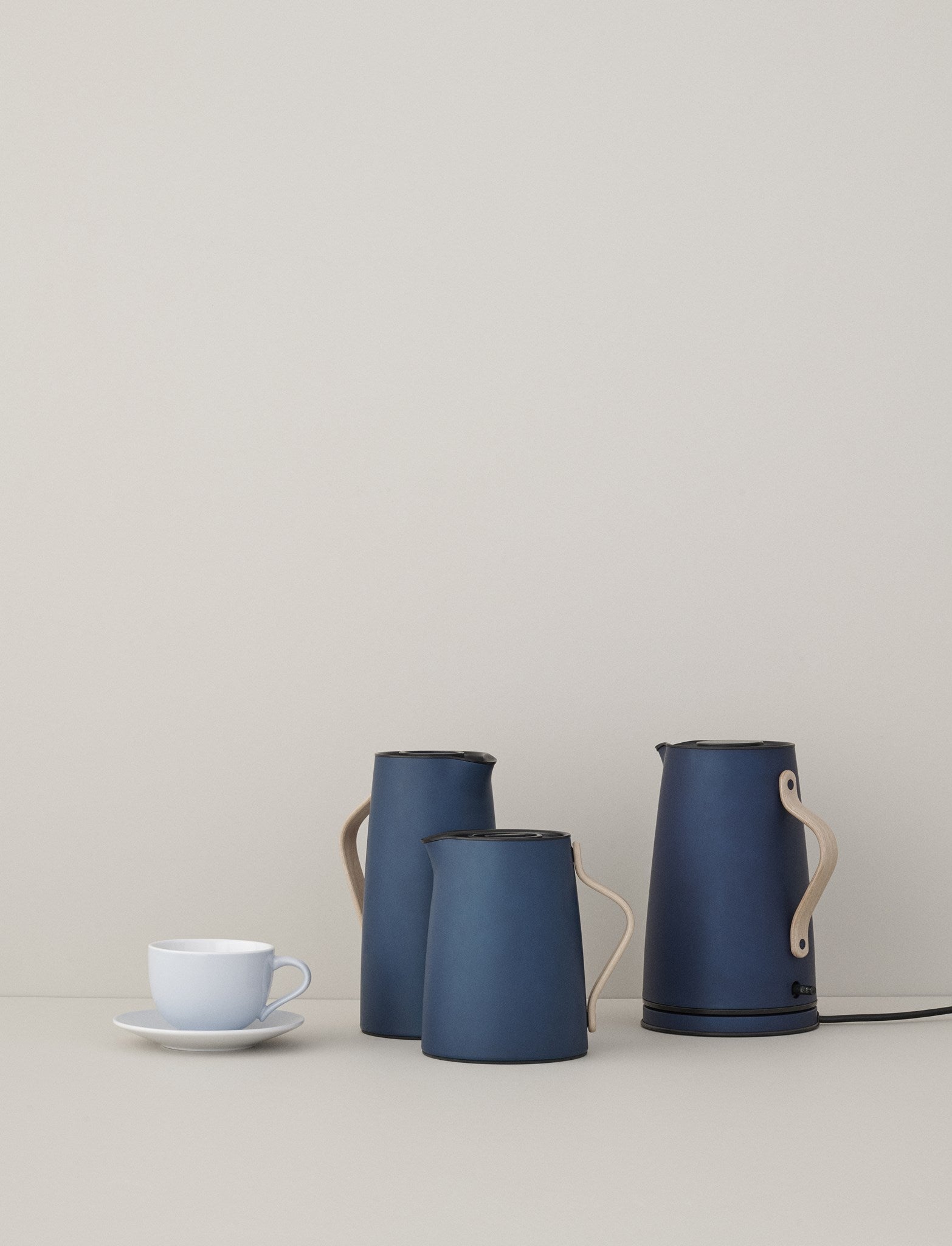 Stelton Emma vacuümpot thee 1 L, Dunkeblau