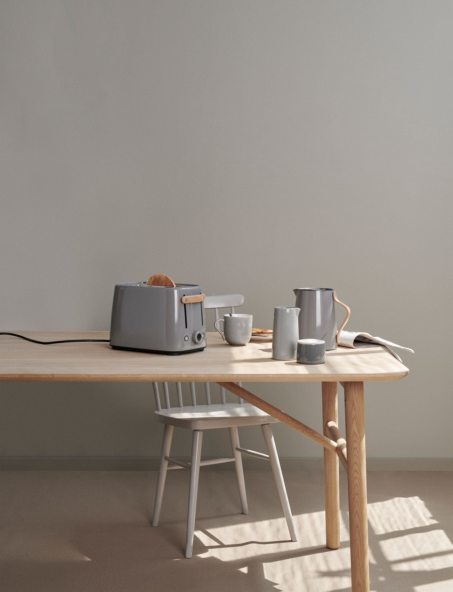 Stelton Emma真空锅茶1 L，灰色