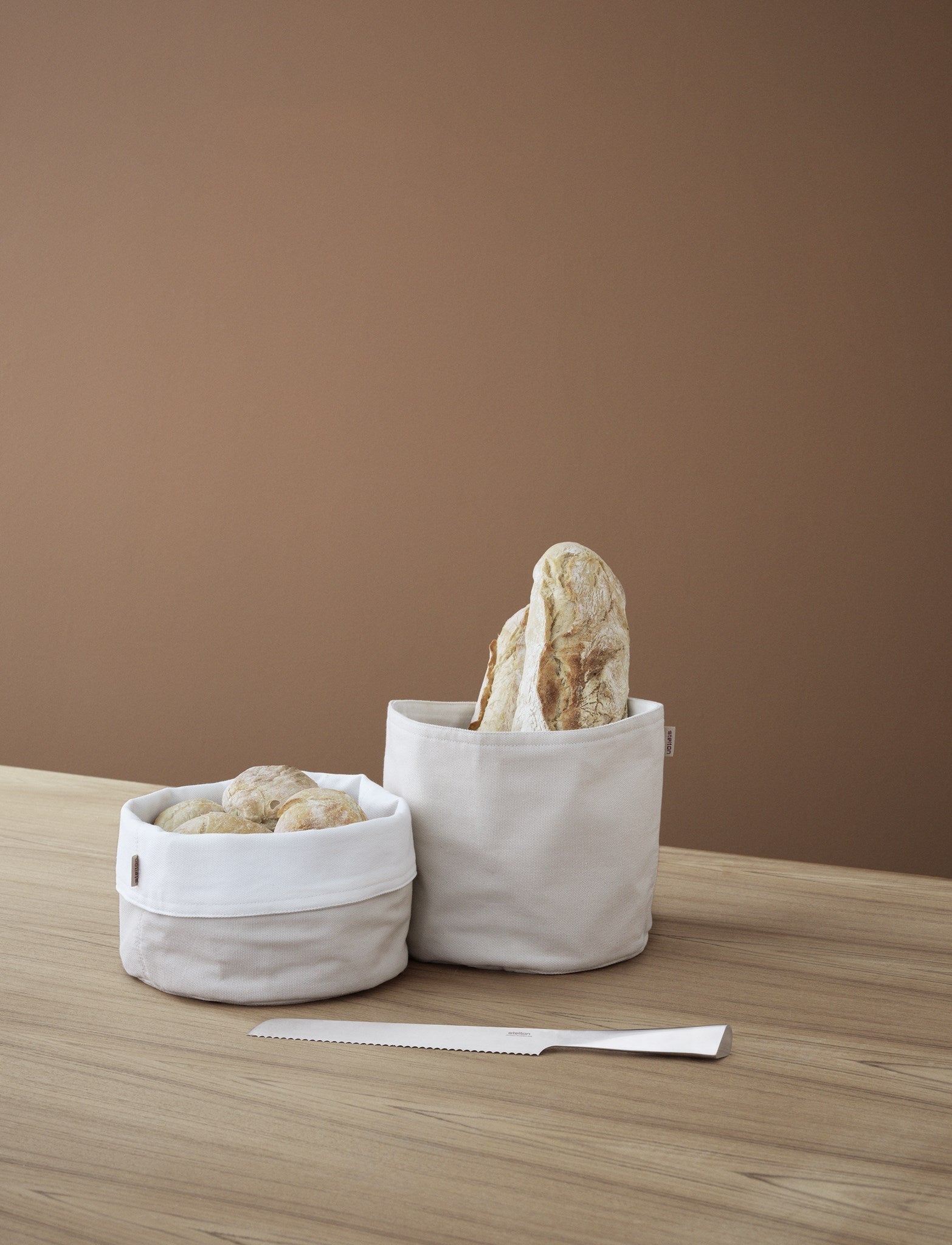 Stelton Stelton Brødpose, sand/hvid