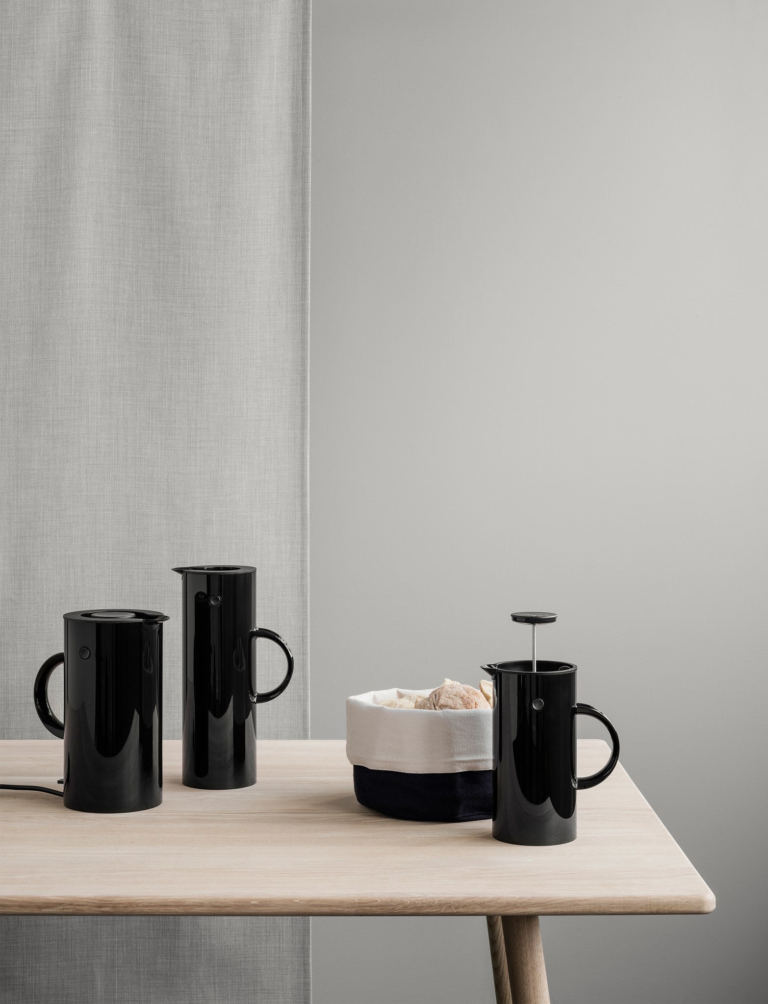 Stelton Stelton Brödpåse, svart/sand