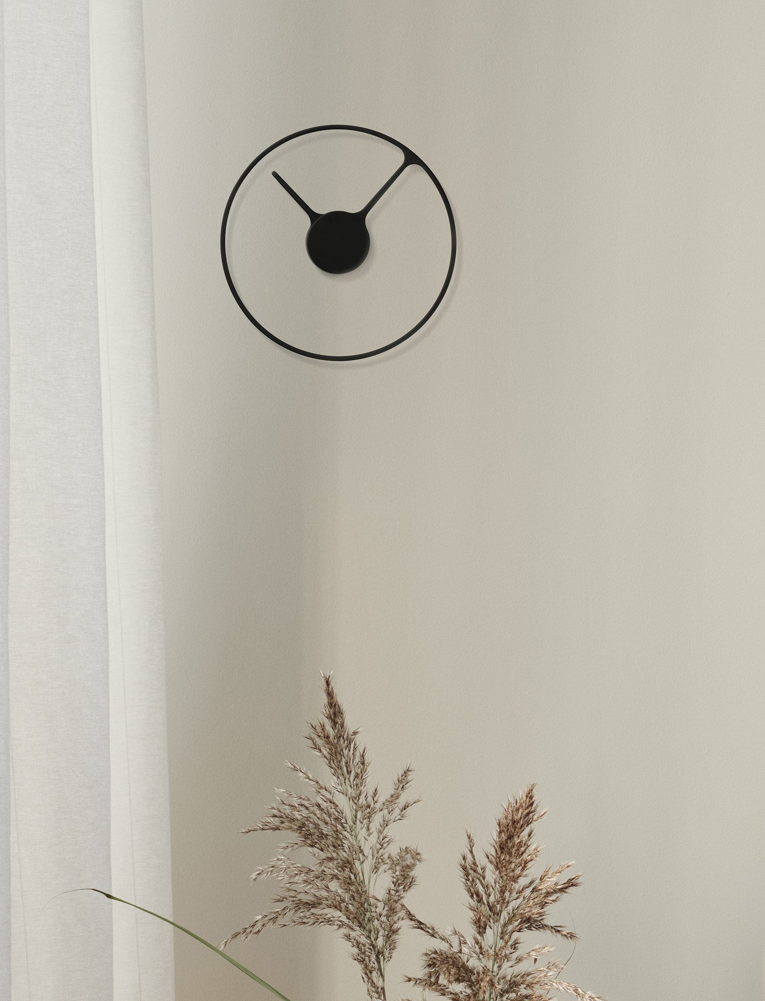 Stelton Stelton Time Wall Clock Ø 30 cm, Black