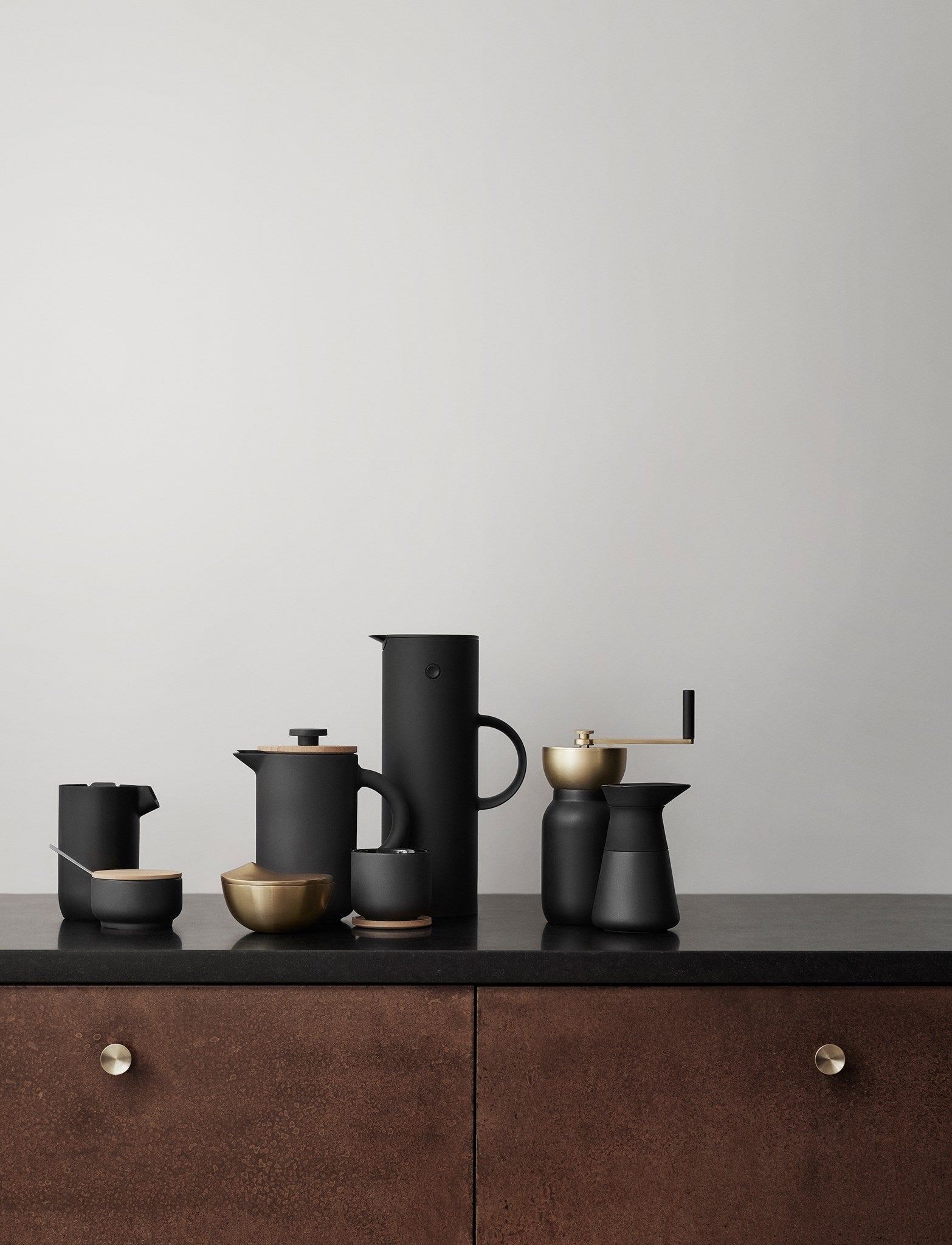 Stelton Theo Milk Jug 0,4 L，黑色