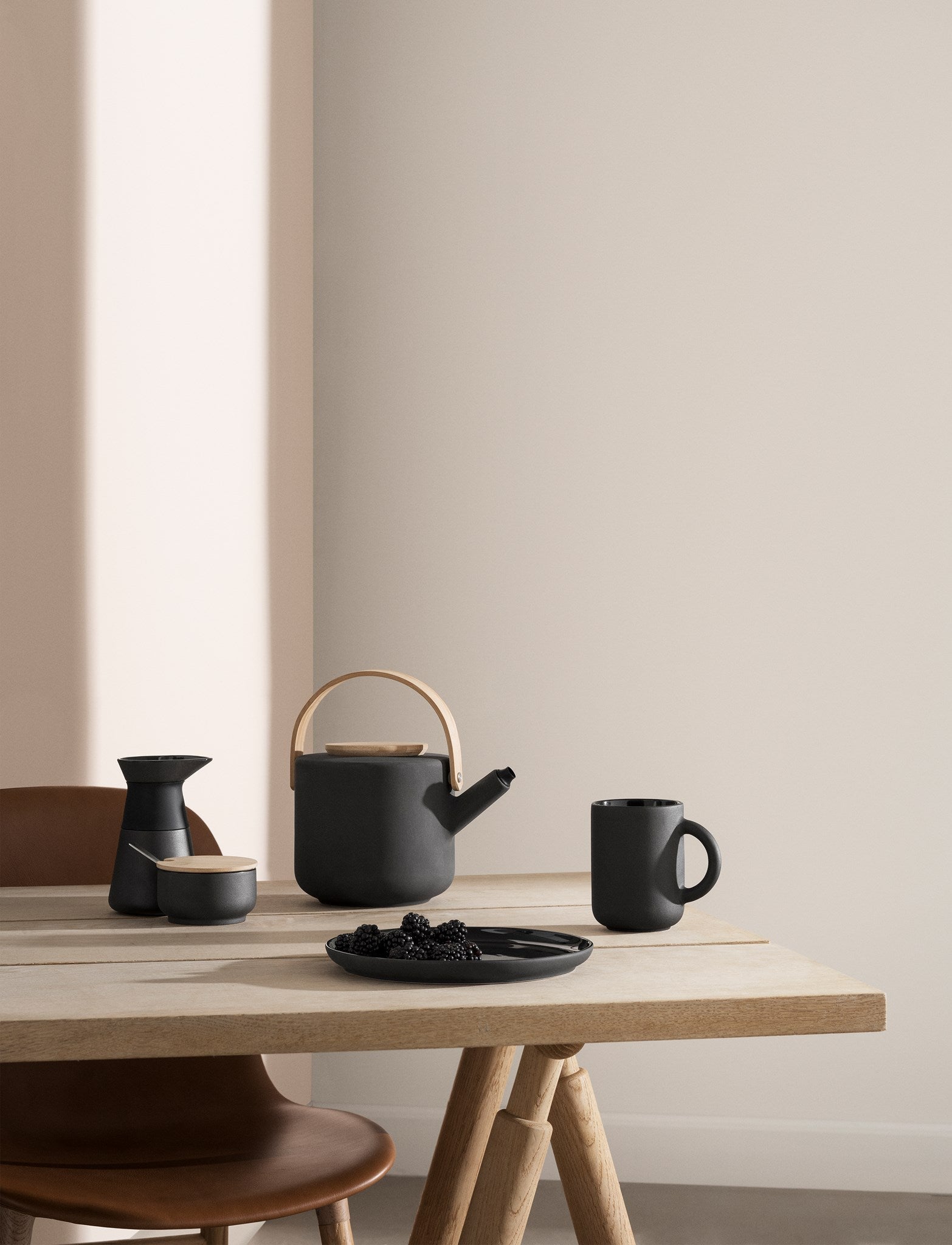 Stelton Theo Teapot 1,25 L, svart