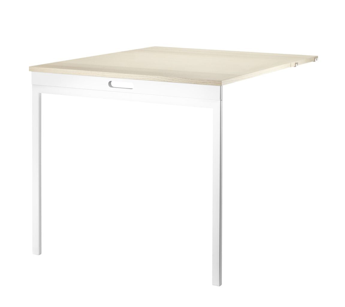 String Furniture Système de chaîne Table de table pliante, blanc