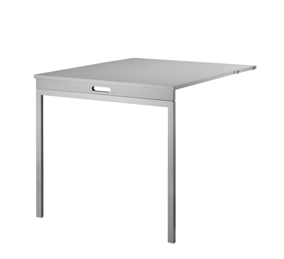 String Furniture Table de pliage du système de chaîne, gris / gris