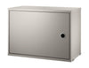 String Furniture String System Cabinet met slingerende deur, beige