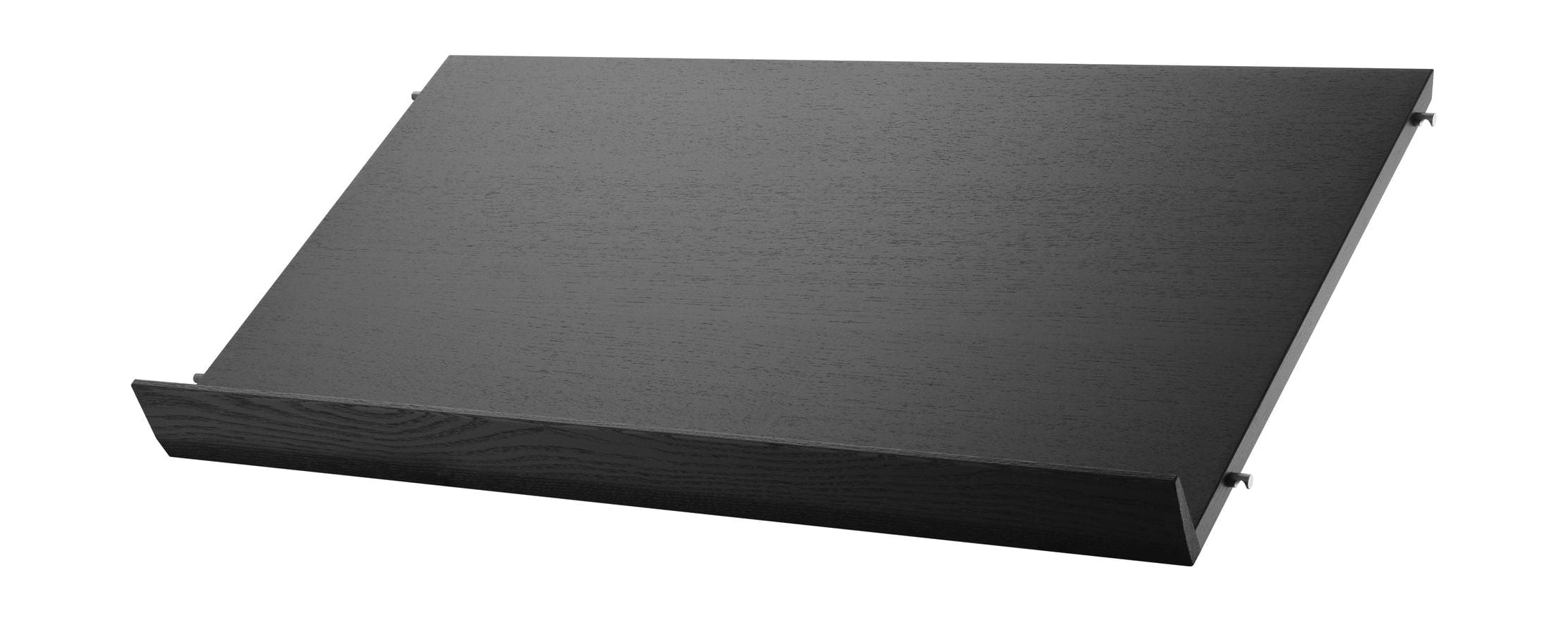 String Furniture Strengsystem Magazine Bakke Træ sort farvet aske, 30x78 cm