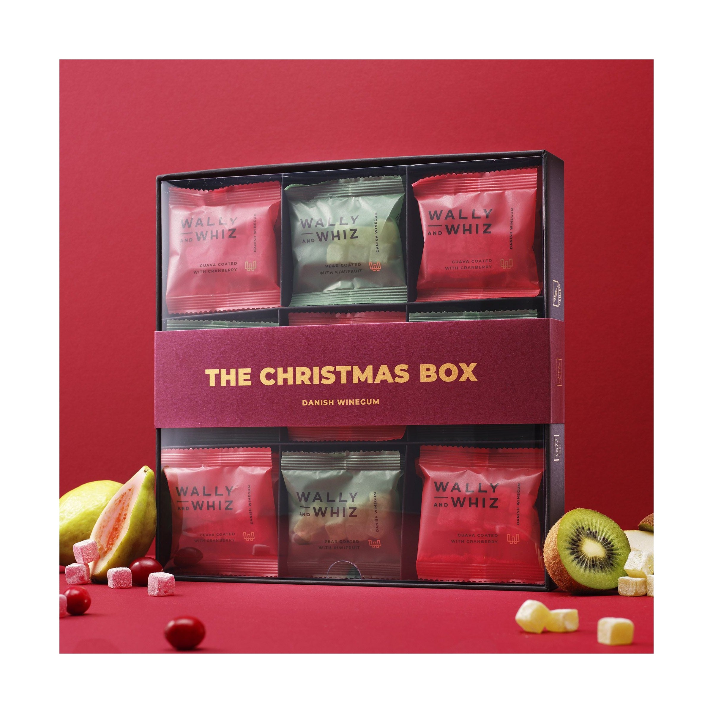 Wally And Whiz Weihnachtsbox mit 27 Flowpacks Weihnachtsaromen 2023 297g