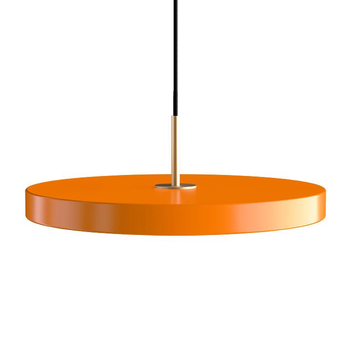 Umage Asteria leidde een hanger, messing/nuance oranje