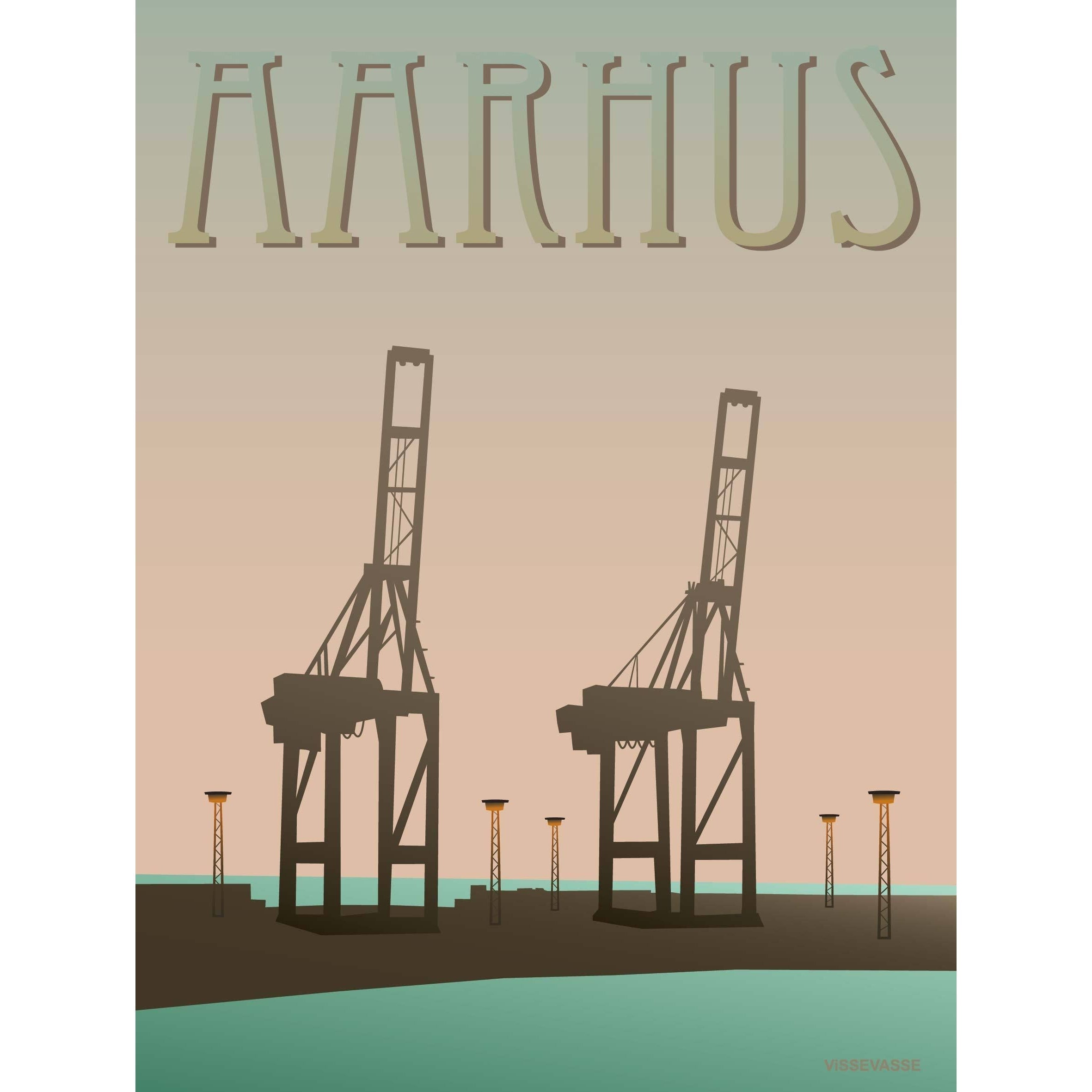Vissevasse Aarhus Harbour Partter, 15 x21 cm