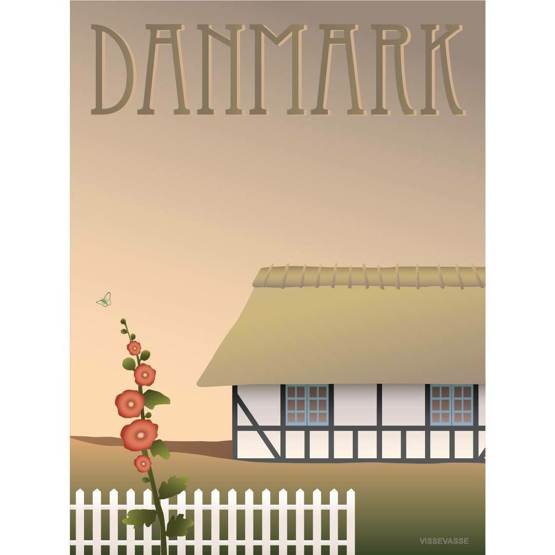 Vissevasse Affiche de la ferme du Danemark, 70 x100 cm