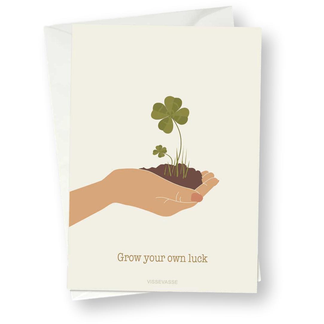 Vissevasse Get Your Own Luck Greeting Card, 10,5x15 Cm