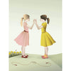 Vissevasse Hand Clapping Girl Poster, 15 X21 Cm