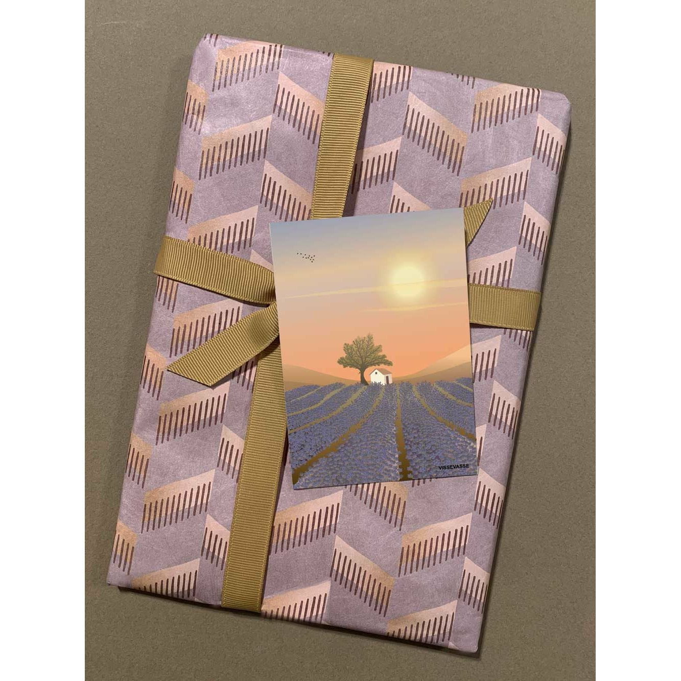 Vissevasse Lavender Field Mini Card, A7