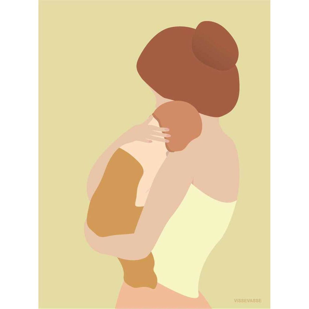 Vissevasse Motherhood gratulasjonskort, 10x15 cm