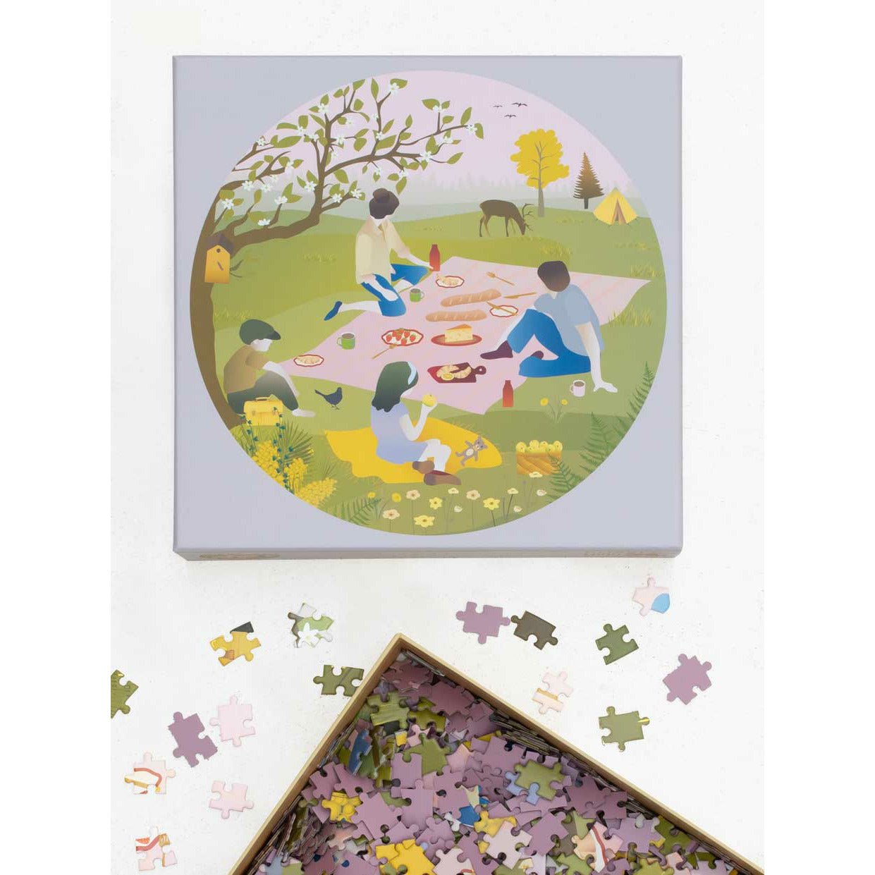 Puzzle picnic Vissevasse, 1000 pezzi