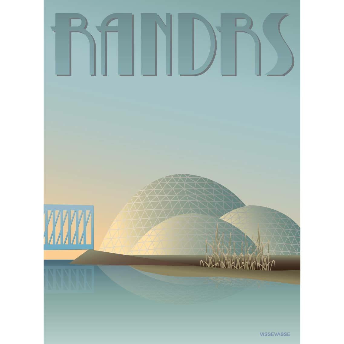 Vissevasse Randers Regenwald Poster, 50 X70 Cm