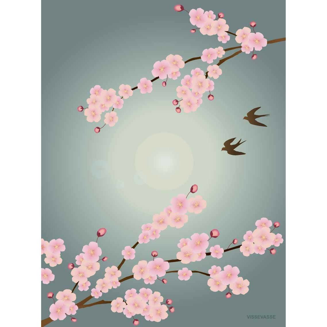Vissevasse Sakura Poster, 50 X70 Cm