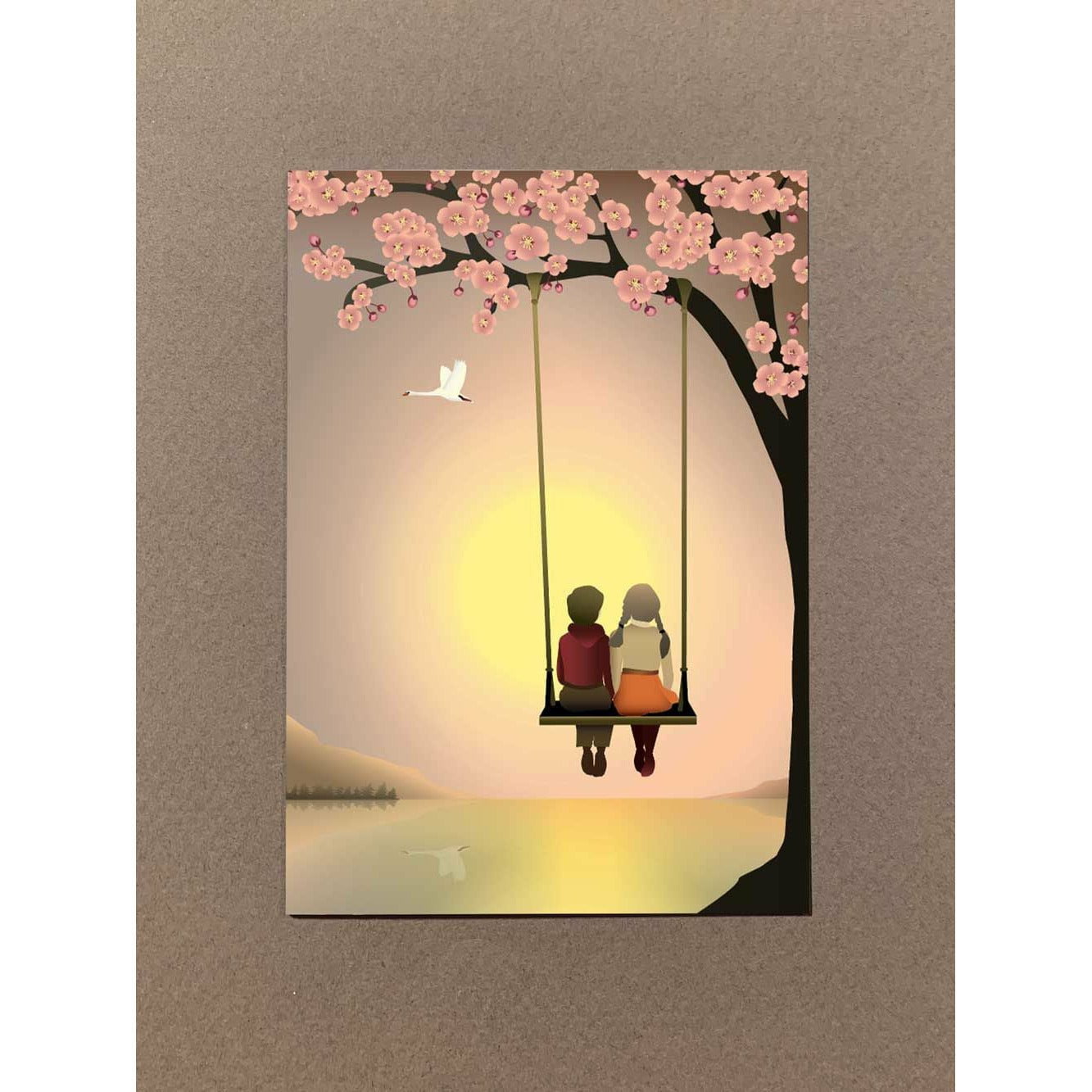Vissevase Sunset with You Mini Card, A7