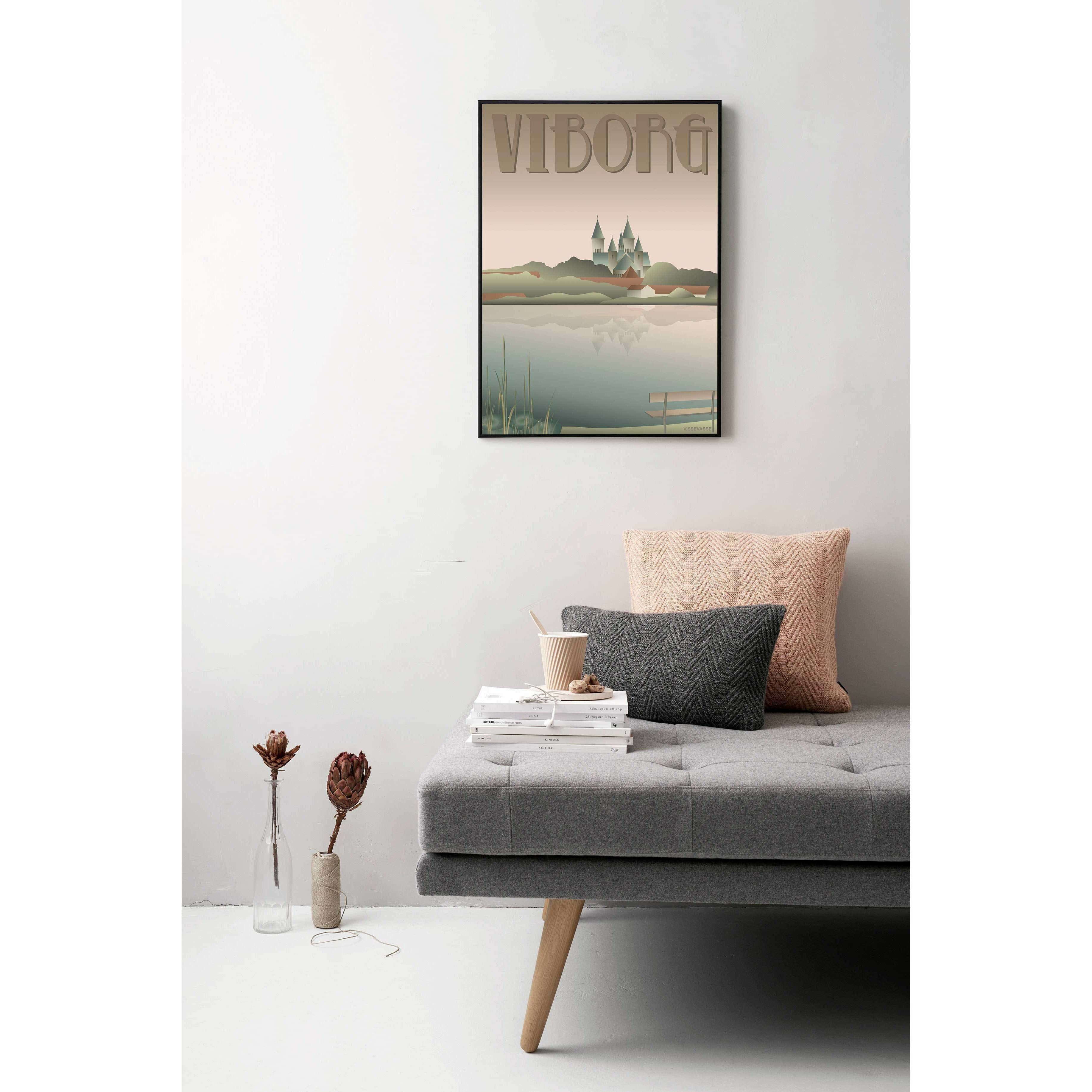 Vissevasse Viborg Lakes Poster, 50 X70 Cm