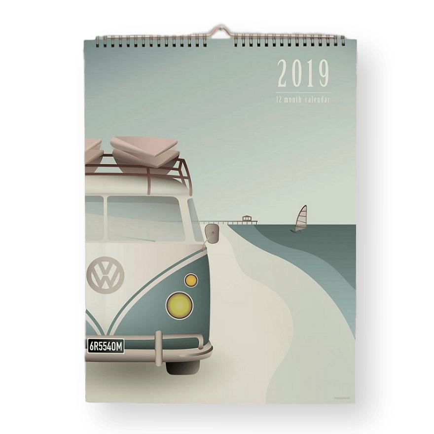 Vissevasse Wall Calendar 2019