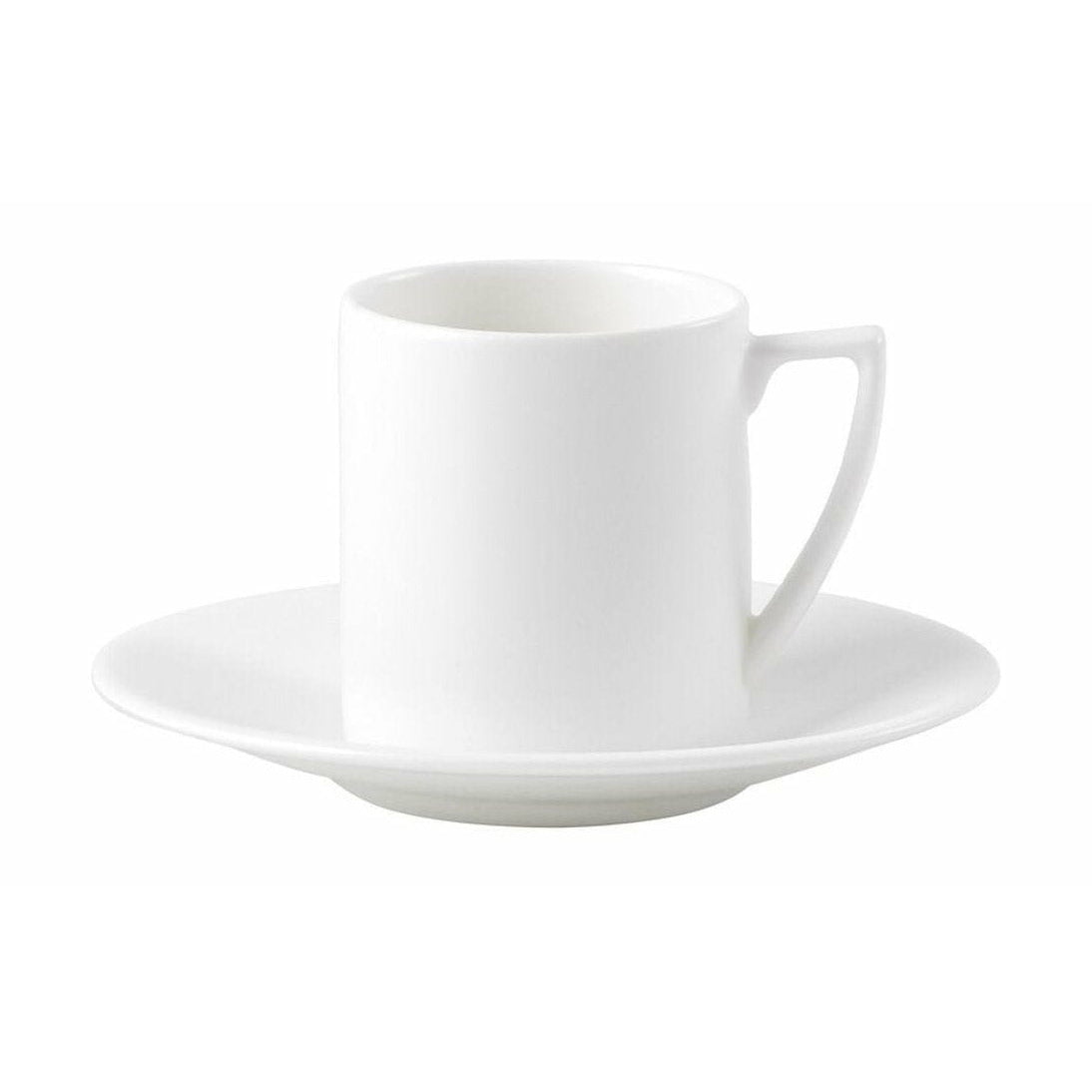Wedgwood Jasper Conran White Espresso Cup ja lautanen, 0,8 L