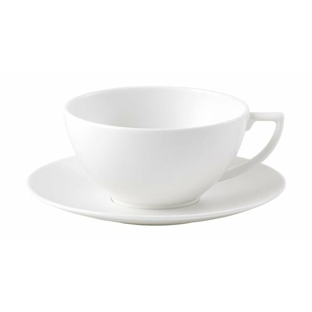 Wedgwood Jasper Conran White Tea Cup ja Strata -lautanen