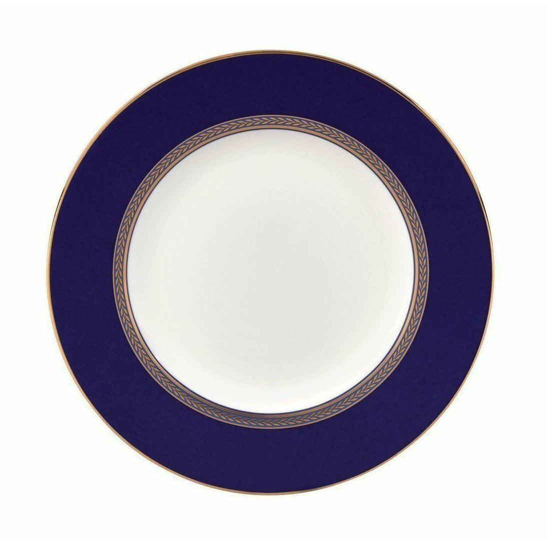 Wedgwood Renaissance Gold Plate 18 cm, hvit/blå