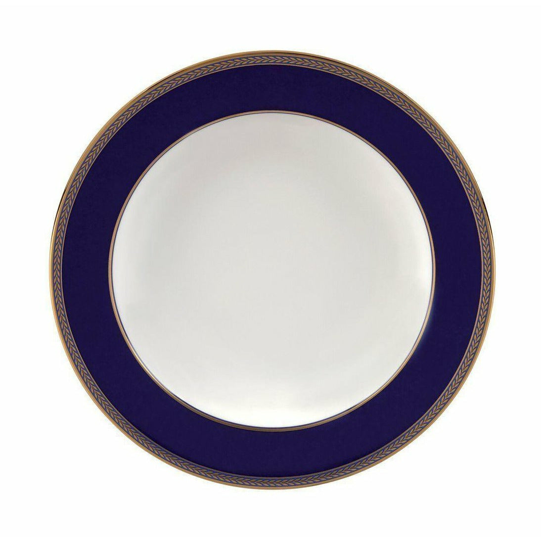 Wedgwood Renaissance Gold Deep Plate 23 cm, hvit/blå