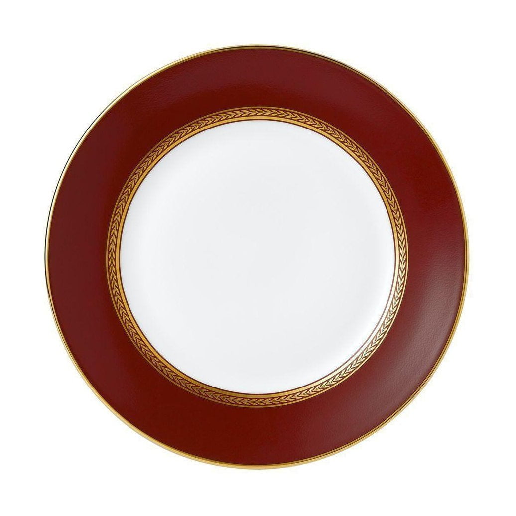 Wedgwood Renaissance rote Platte, 20 cm