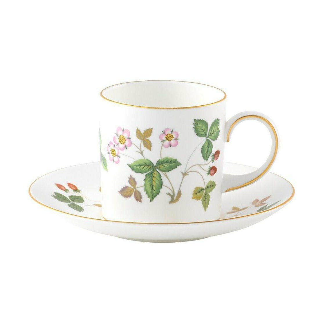 Wedgwood Wild Strawberry Coffee Cup e Saucer Leigh