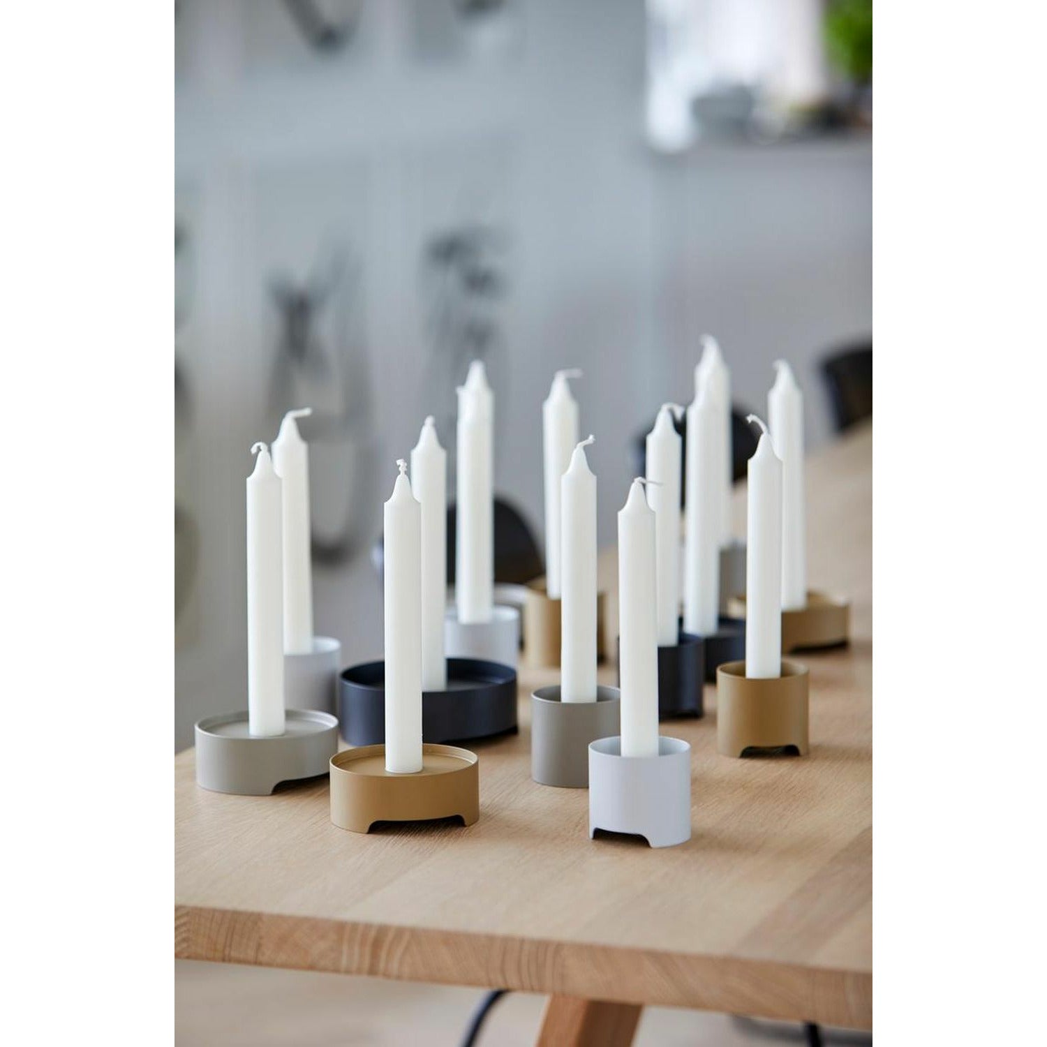 Zone Danmörk Singles Candle Holder Ø 12 cm, Black