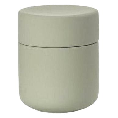 Zone Denmark Ume Cotton Takes and Cosmetic Pads Container Øx H 8,3x10,3 cm, Eucalyptus vert