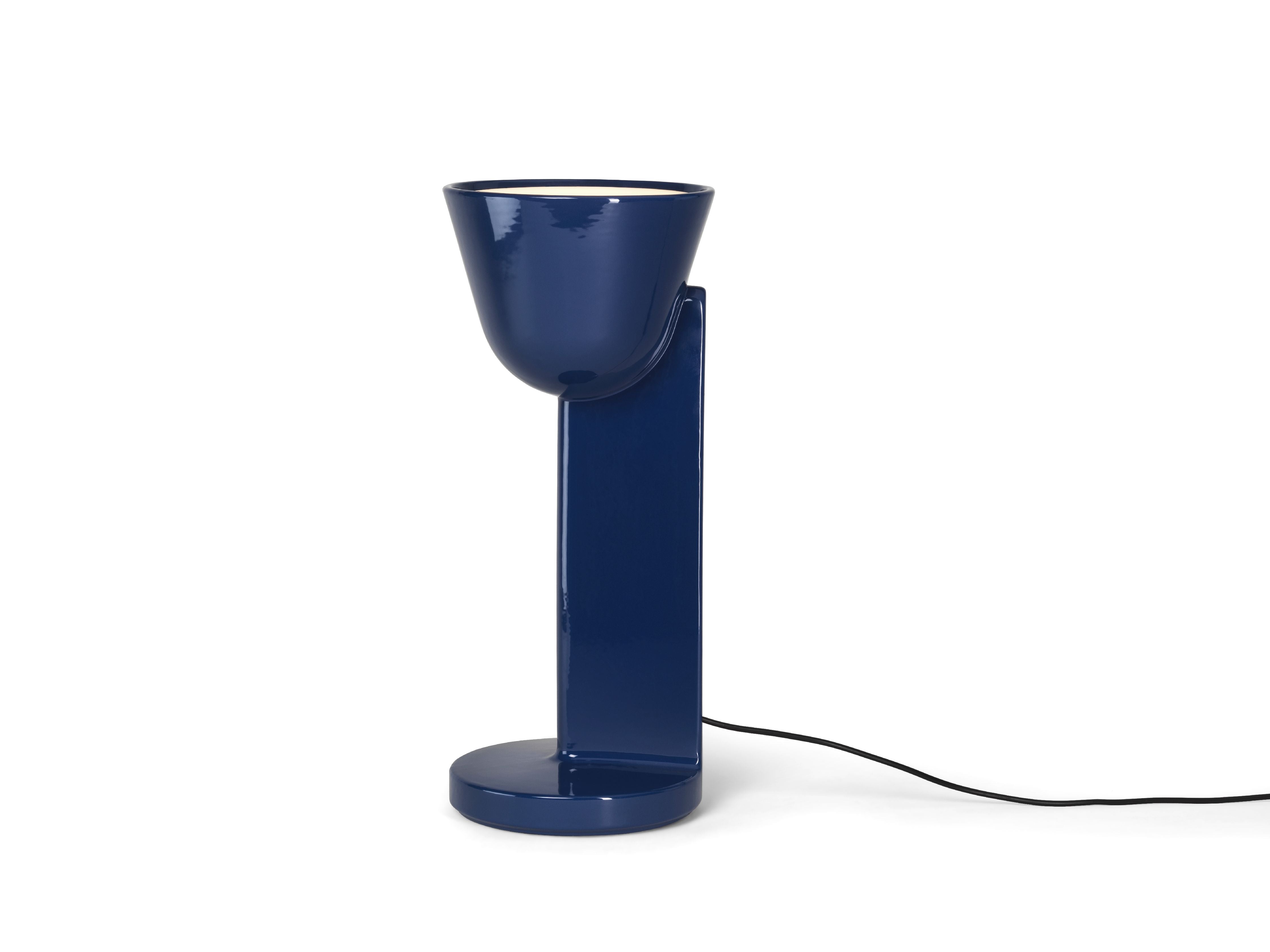 Flos Céramique tafellamp omhoog, marineblauw