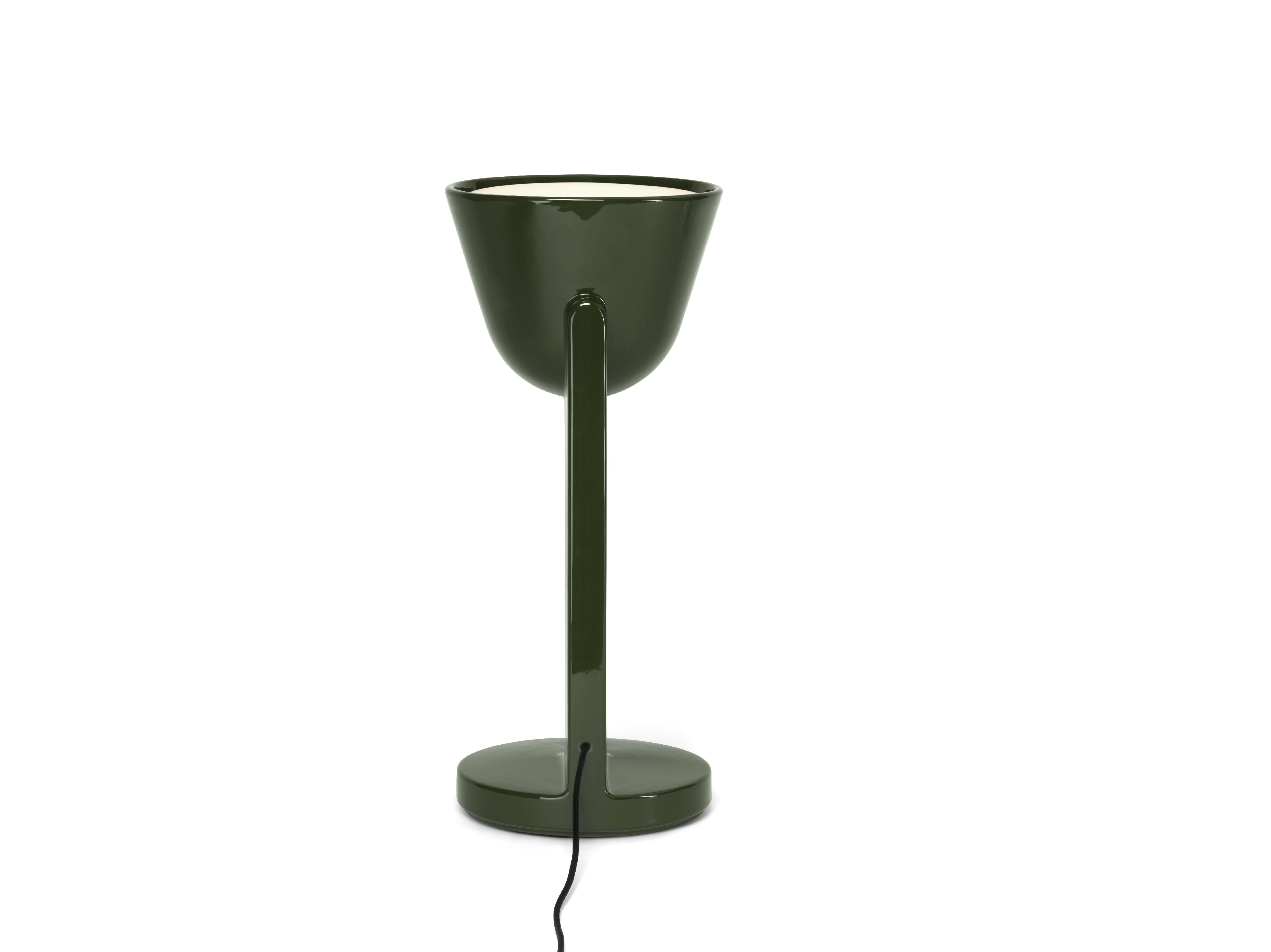 Lampada da tavolo Flos Céramique, verde muschio