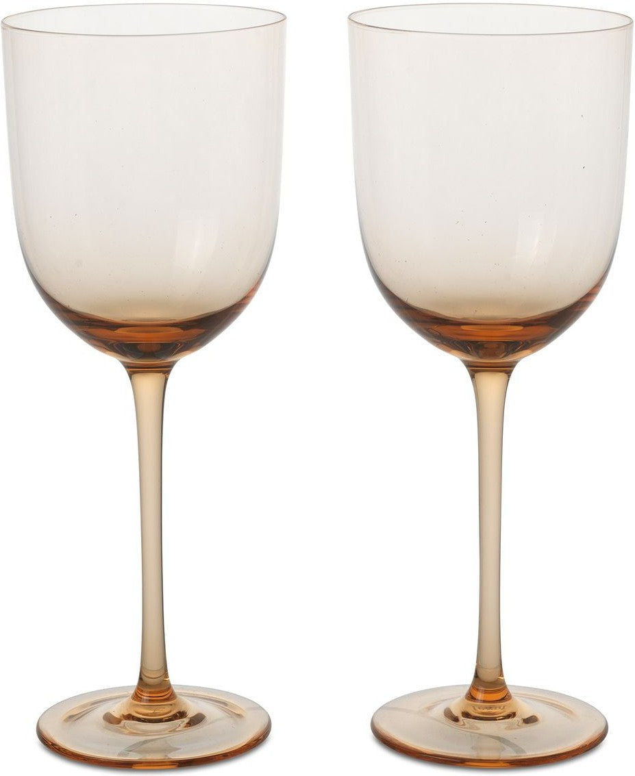 Ferm Living Verres à Vin Blanc Host 30 Cl Lot De 2, Blush