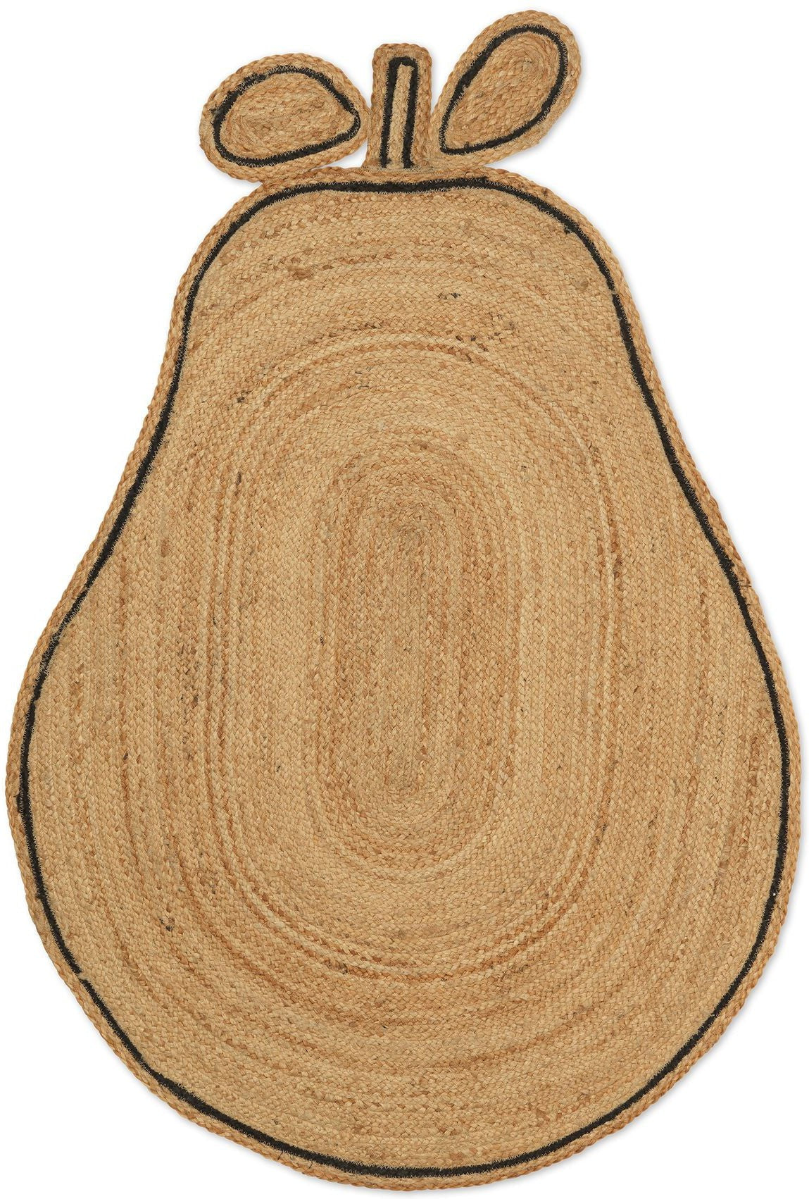 Ferm Living Pear Braided Jute Rug, naturlig